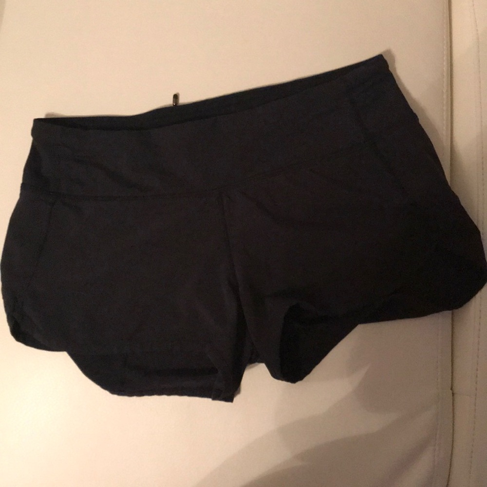 Black lululemon speed shorts!